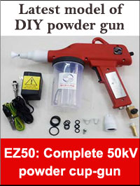 RED LINE EZ100 - The latest 100 kV complete powder gun